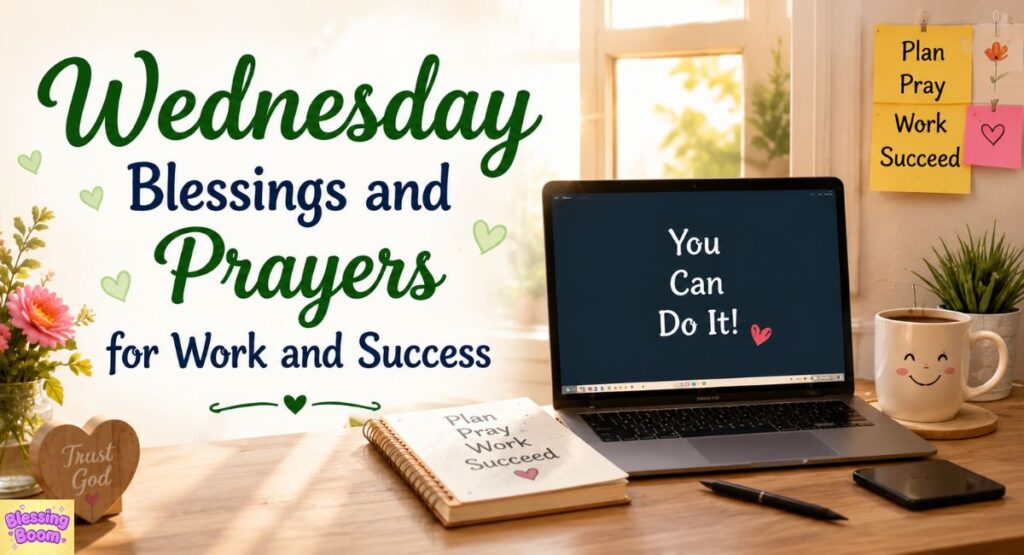 Wednesday Blessings and Prayers for Work and Success