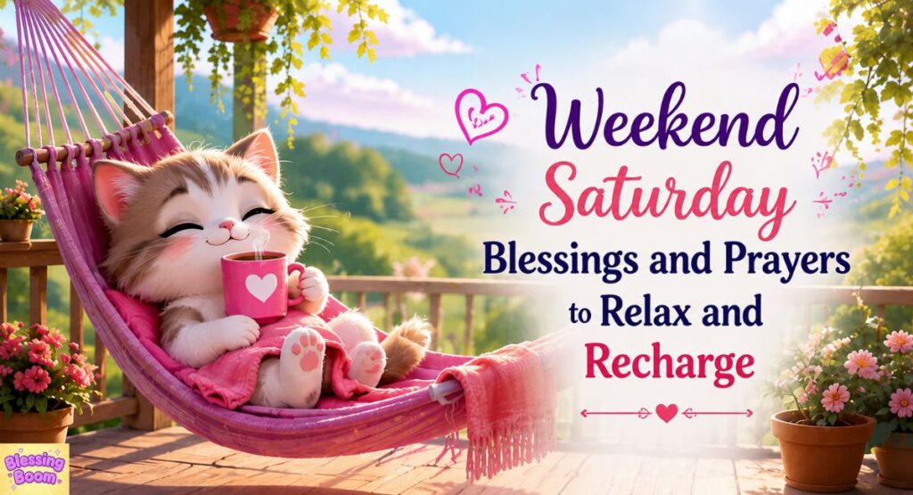 Weekend Saturday Blessings and Prayers to Relax and Recharge