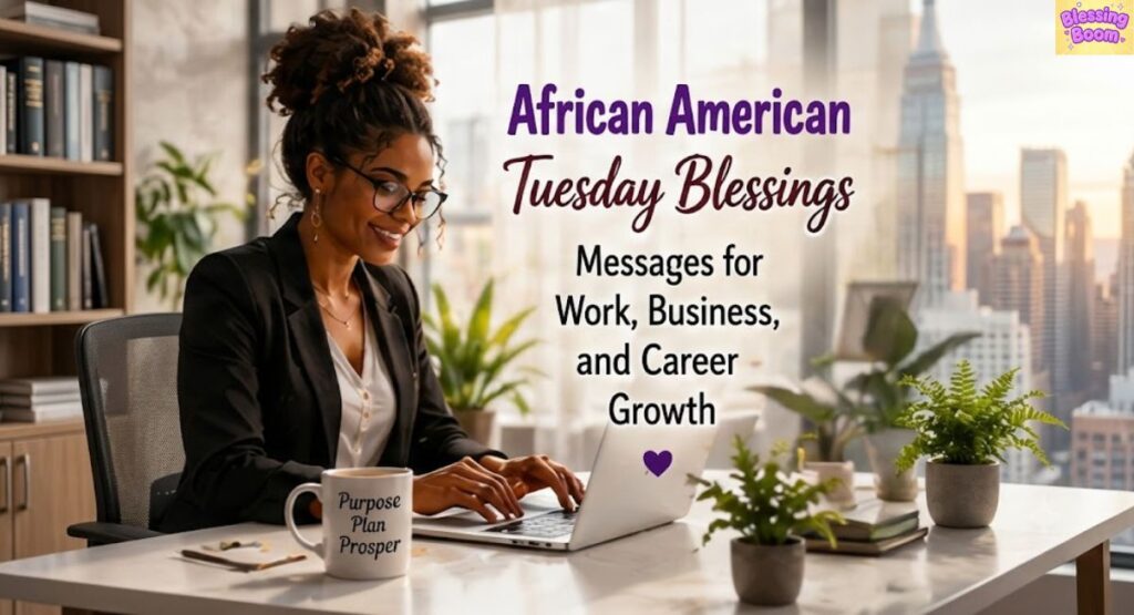 African American Tuesday Blessings Messages for Work, Business, and Career Growth