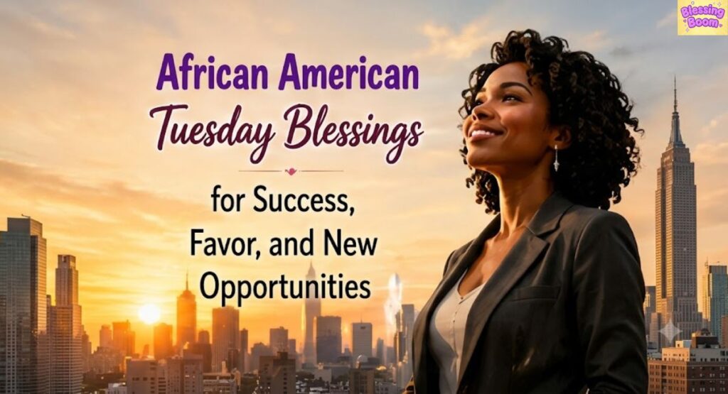 African American Tuesday Blessings for Success, Favor, and New Opportunities