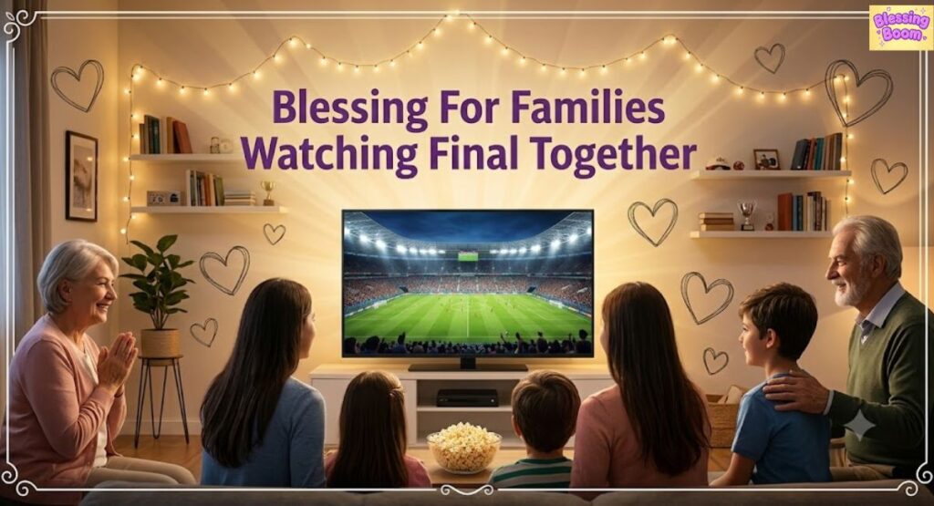 Blessing For Families Watching Final Together