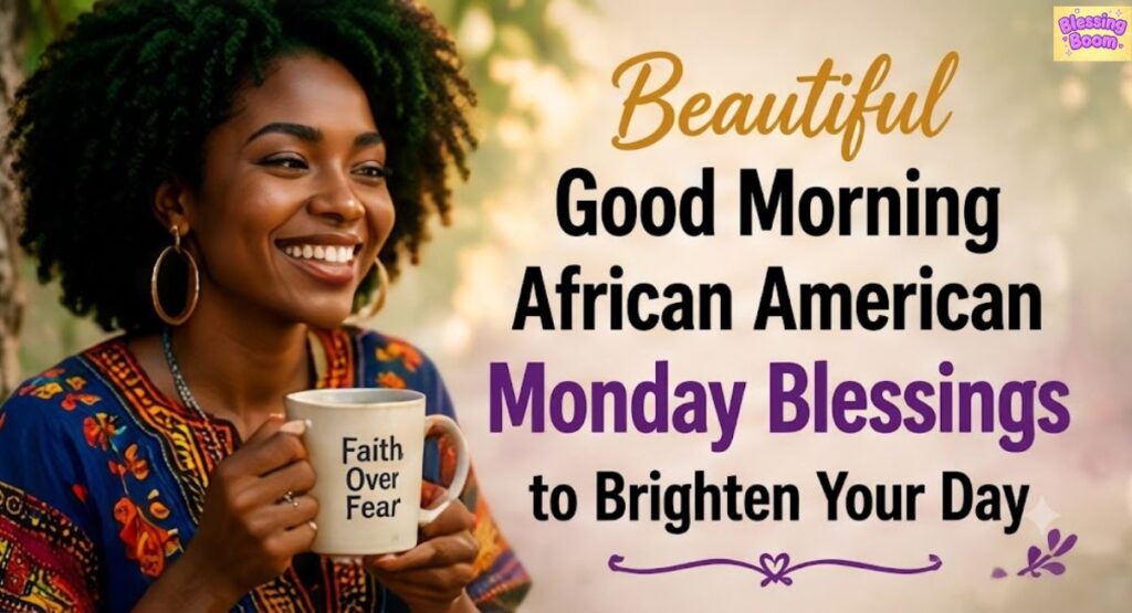 Beautiful Good Morning African American Monday Blessings to Brighten Your Day