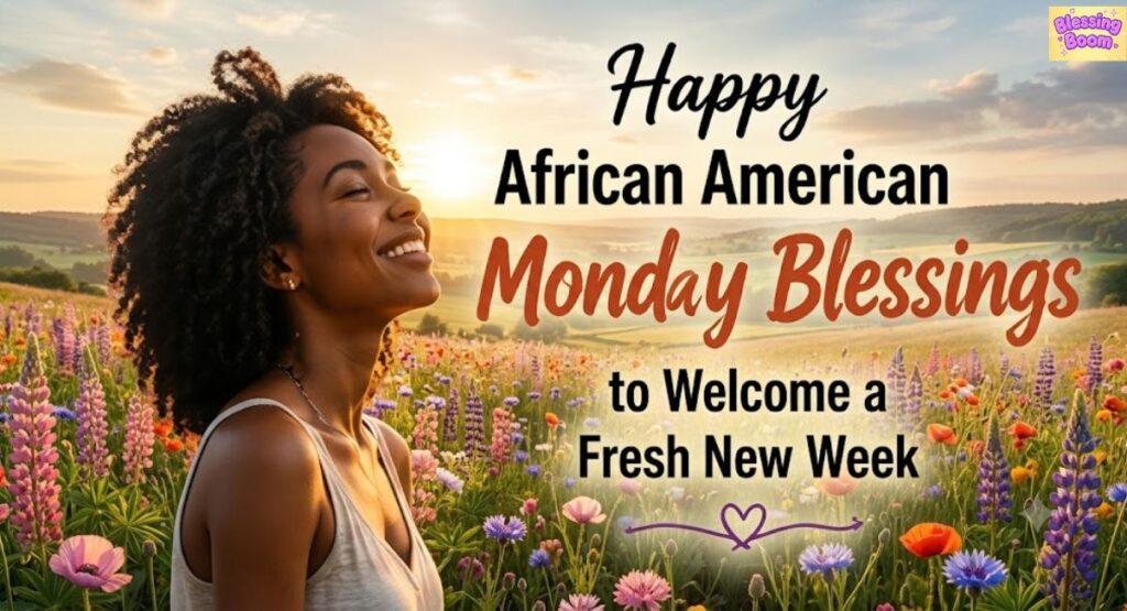 Happy African American Monday Blessings to Welcome a Fresh New Week