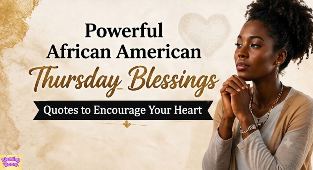 Powerful African American Thursday Blessings Quotes to Encourage Your Heart