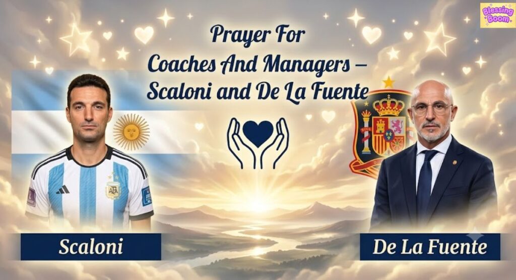 Prayer For Coaches And Managers – Scaloni and De La Fuente