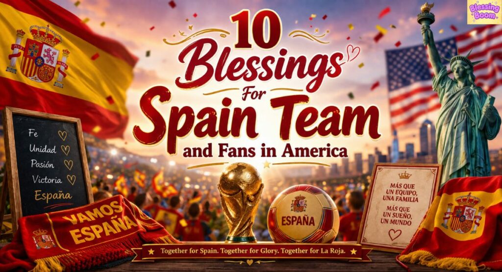 10 Blessings For Spain Team And Fans In America