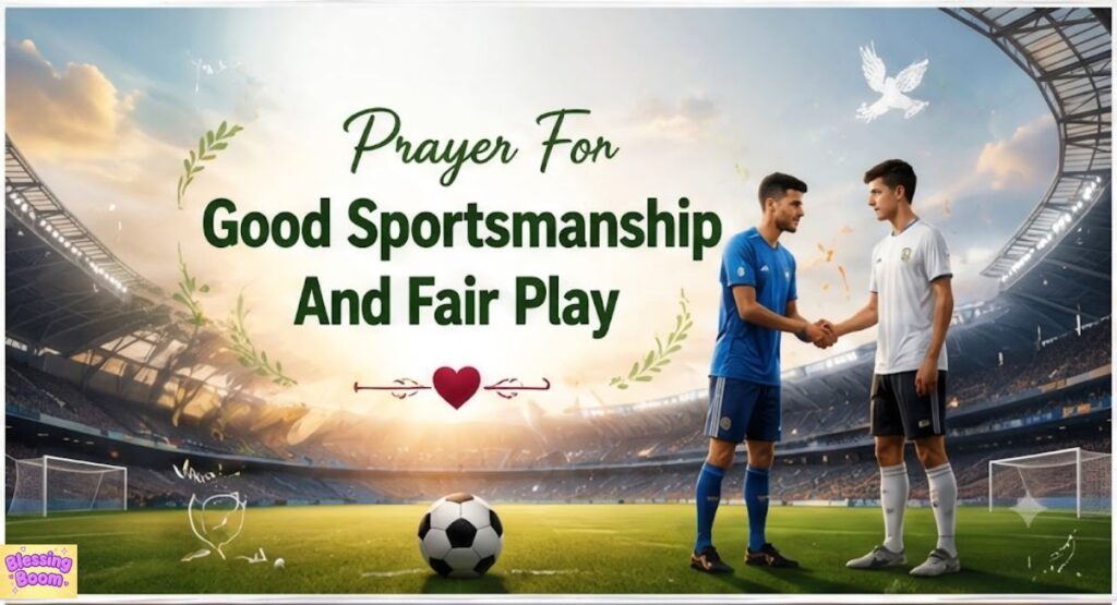 Prayer For Good Sportsmanship And Fair Play