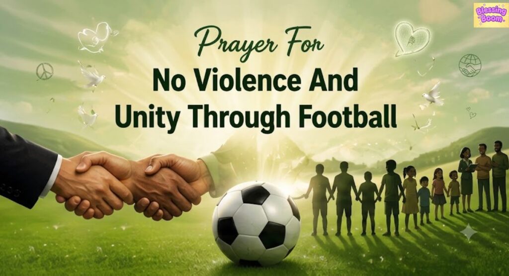 Prayer For No Violence And Unity Through Football