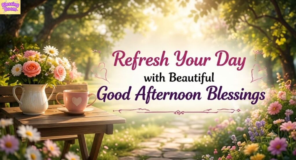 Refresh Your Day with Beautiful Good Afternoon Blessings