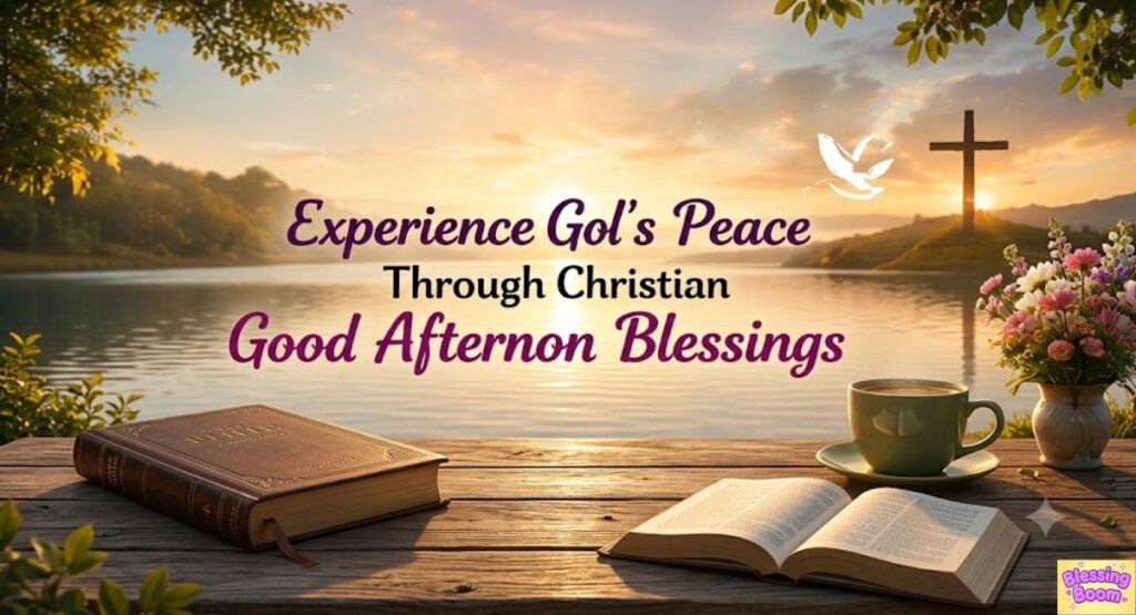 Experience God's Peace Through Christian Good Afternoon Blessings
