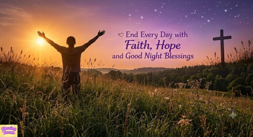 End Every Day with Faith, Hope and Good Night Blessings