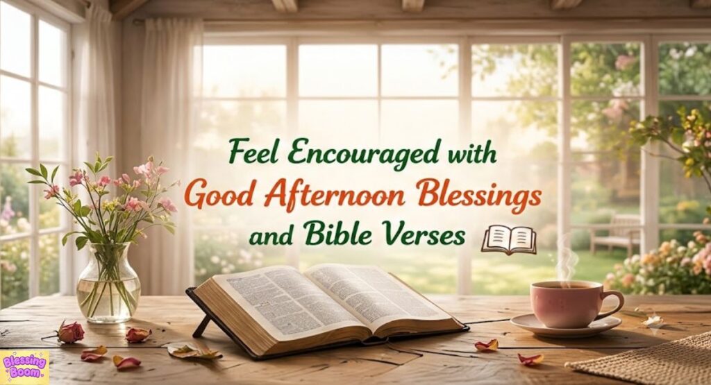 Feel Encouraged with Good Afternoon Blessings and Bible Verses