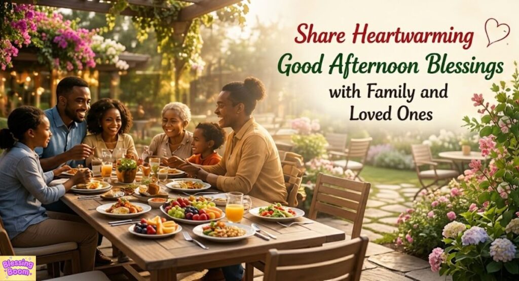 Share Heartwarming Good Afternoon Blessings with Family and Loved Ones