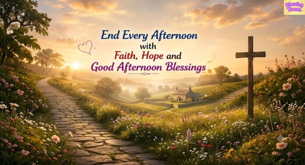 End Every Afternoon with Faith, Hope and Good Afternoon Blessings