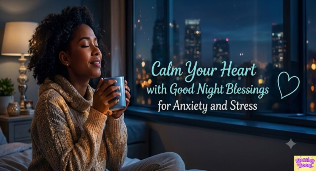 Calm Your Heart with Good Night Blessings for Anxiety and Stress