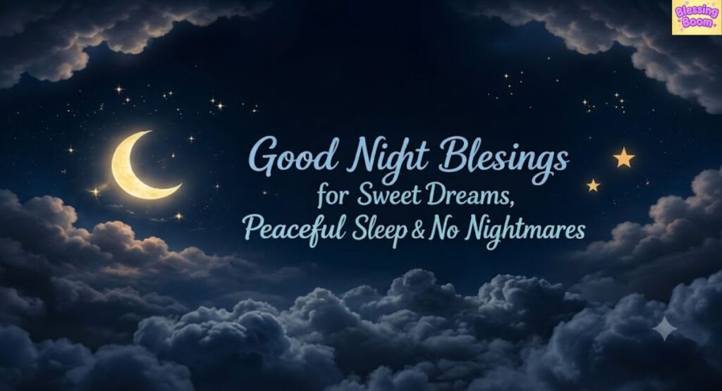 Good Night Blessings for Sweet Dreams, Peaceful Sleep & No Nightmares