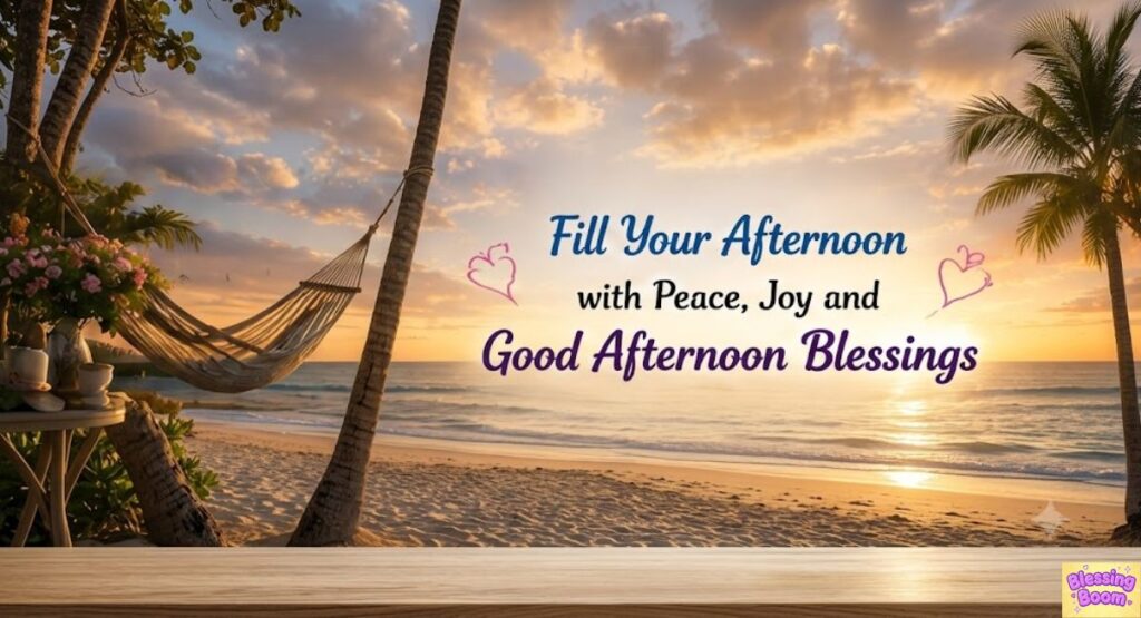 Fill Your Afternoon with Peace, Joy and Good Afternoon Blessings