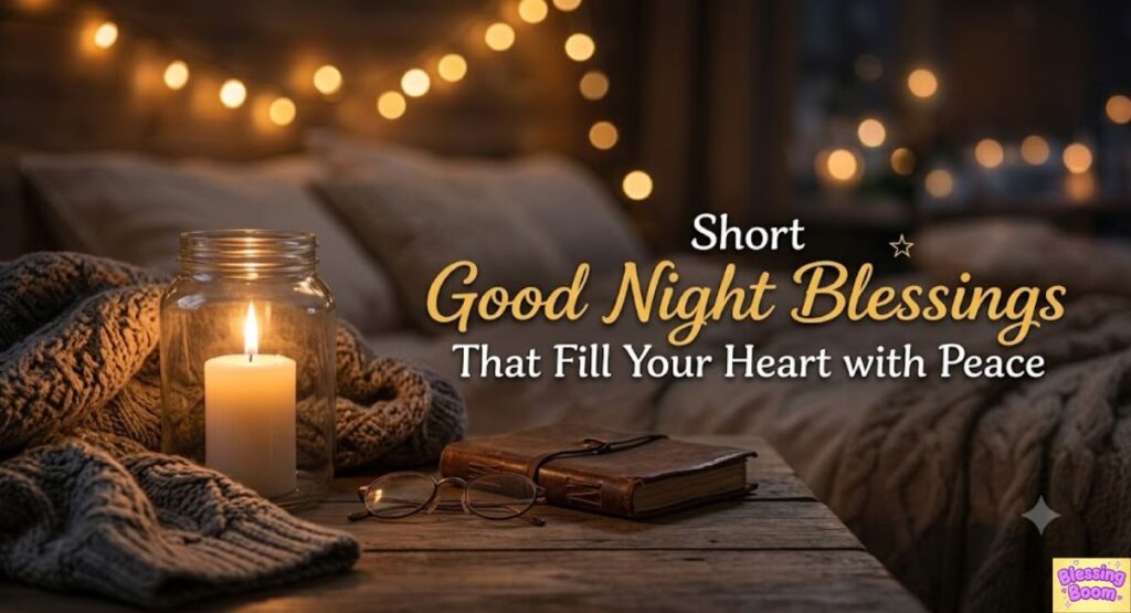 Short Good Night Blessings That Fill Your Heart with Peace